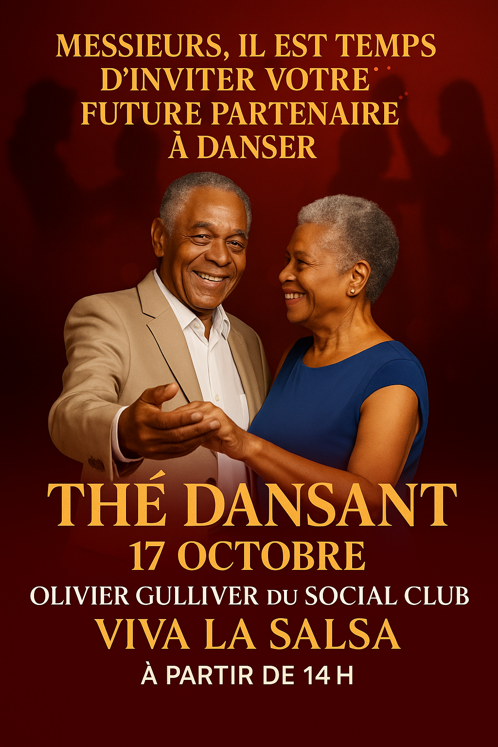 Thé dansant avec OLIVIER GULLIVER VIVA LA SALSAThé dansant avec OLIVIER GULLIVER VIVA LA SALSA martinique 17 octobre 2025 - agence matrimoniale martiniqueThé dansant avec OLIVIER GULLIVER VIVA LA SALSAThé dansant avec OLIVIER GULLIVER VIVA LA SALSA martinique 17 octobre 2025 - agence matrimoniale martinique