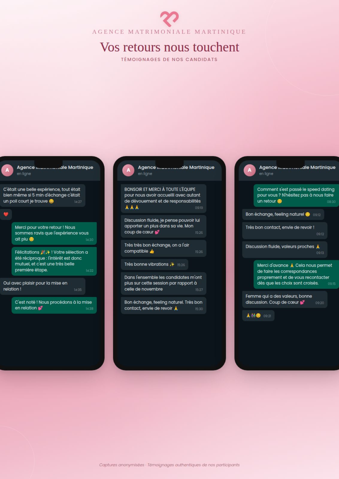 Speed dating au centre commercial le rond point - agence matrimoniale en martinique