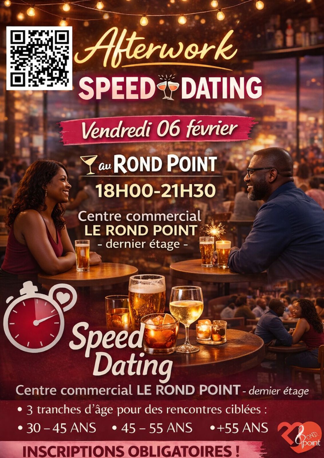 Speed dating au centre commercial le rond point - agence matrimoniale en martinique