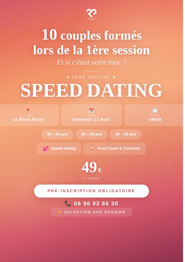 Speed dating au centre commercial le rond point - agence matrimoniale en martinique